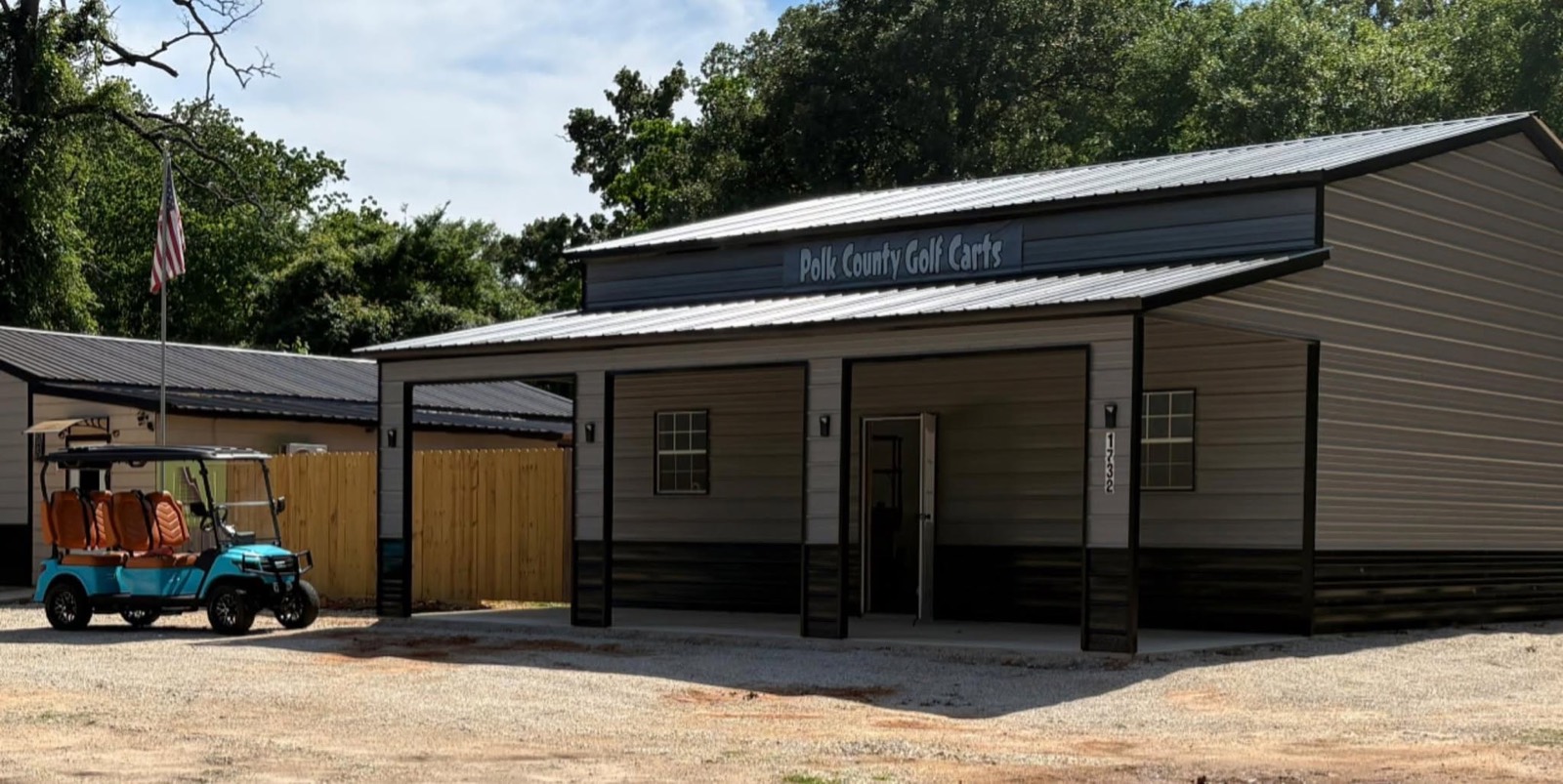 The Polk County Golf Carts shop in Livingston, TX